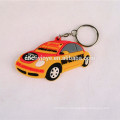 Promotional car shape rubber key chain